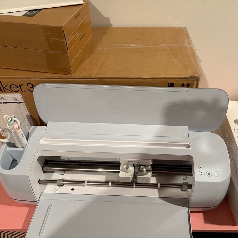 Cricut Maker 3 Crafting Machine in Light Gray